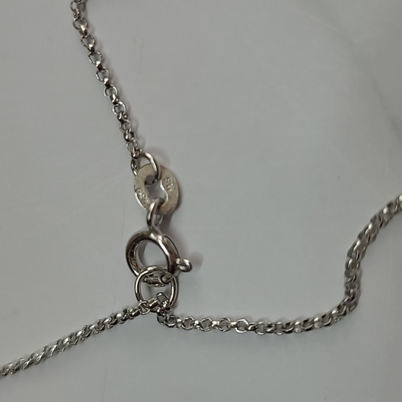 SILVER CIRCLE OF LIFE CZ PENDANT & CHAIN - Picture 8 of 8